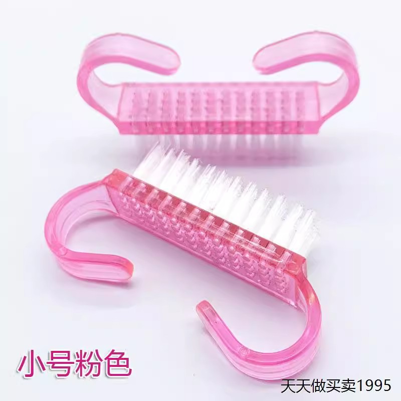Cepillo para uñas de cuerno, transparente, para limpieza, al por mayor