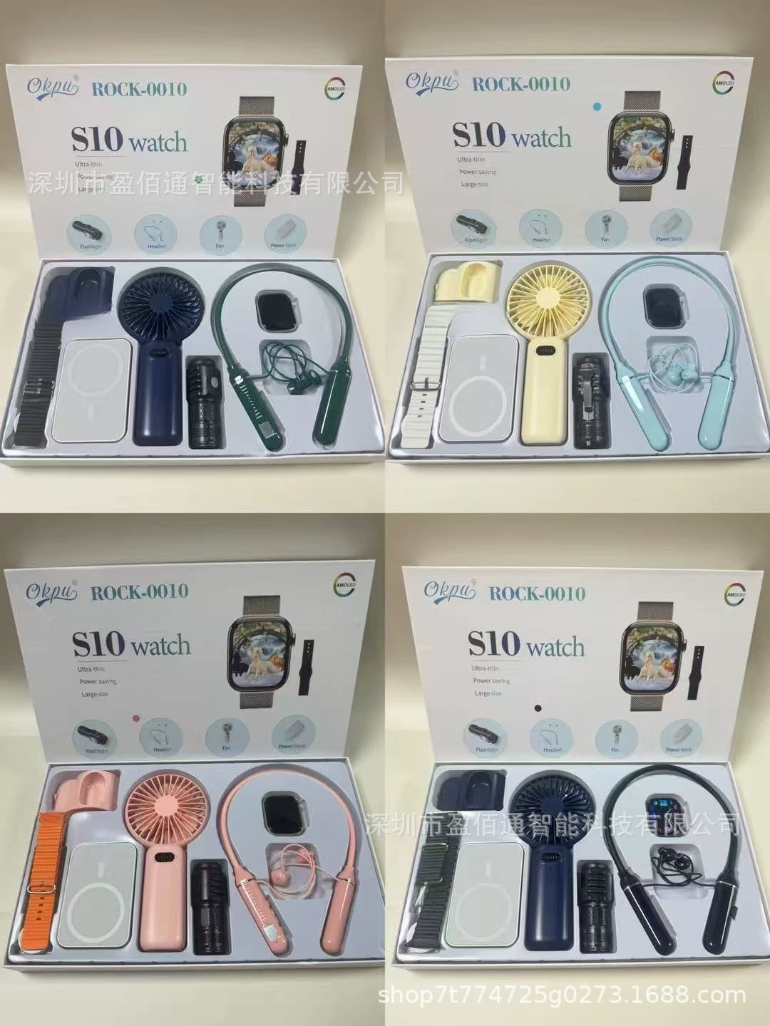 Браслет, наушники, комплект, часы, модель R0, bluetooth, S10