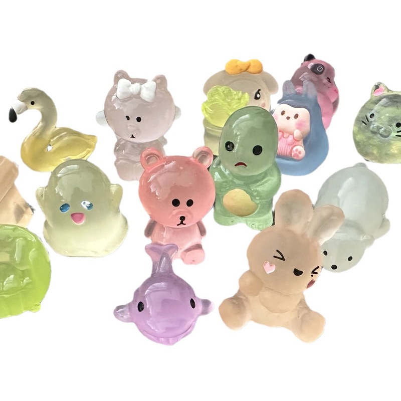 発光ブラインドバッグ小さなおもちゃ小動物ミニかわいい独立した包装立体モデル発光シミュレーション漫画ランダム|undefined