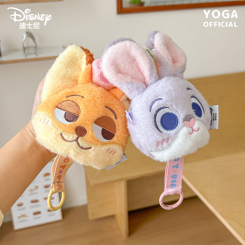 Genuine Disney Zootopia Judy Nick Plush Coin Purse Pendant Cute Cartoon Key Bag Hanging Ornaments Genuine Disney Zootopia Judy Nick Plush Coin Purse Pendant Cute Cartoon Key Bag Hanging Ornaments