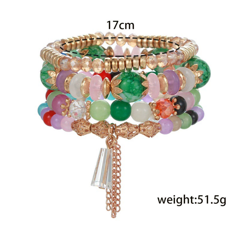 (Граница торговли), аксессуар, этн pendant with tassels, бусин bracelet, европейский стиль, бохо стиль, этнический стиль