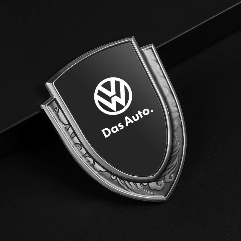 Logo металлическая зеркальная наклейка автомобиля логотип автомобиля декоративная наклейка для Tesla BYD BMW