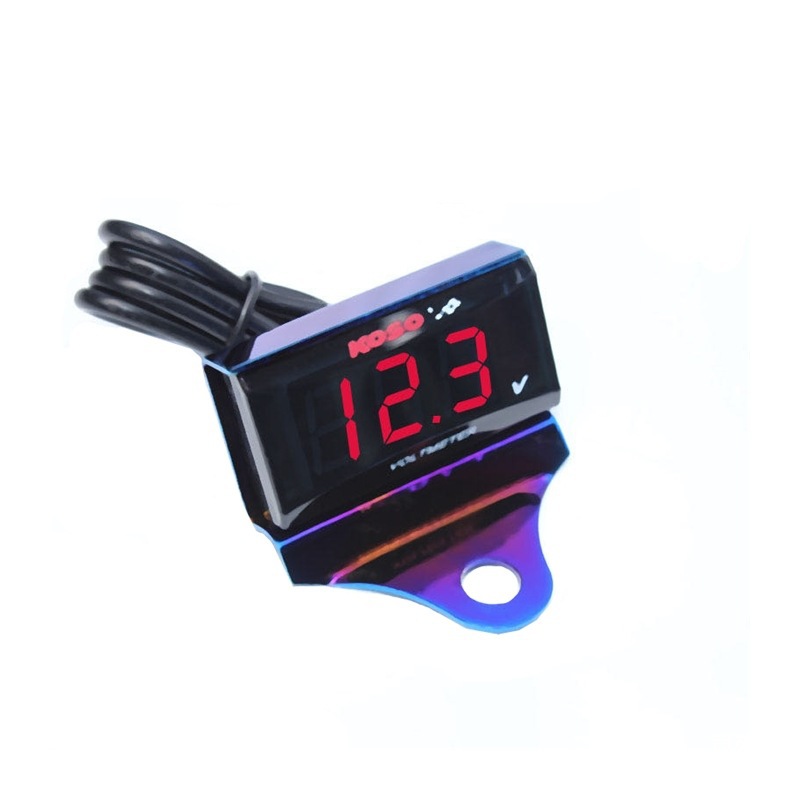 Electric motorcycle KOSO waterproof LED voltmeter, instrument panel voltmeter, for electric motorcycle modification, 12V-150V universal