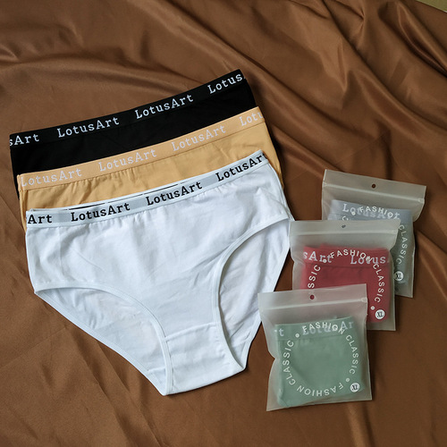 Medium brief cotton Classic panties cross-border mid-waist cotton panties women's large size wholesale