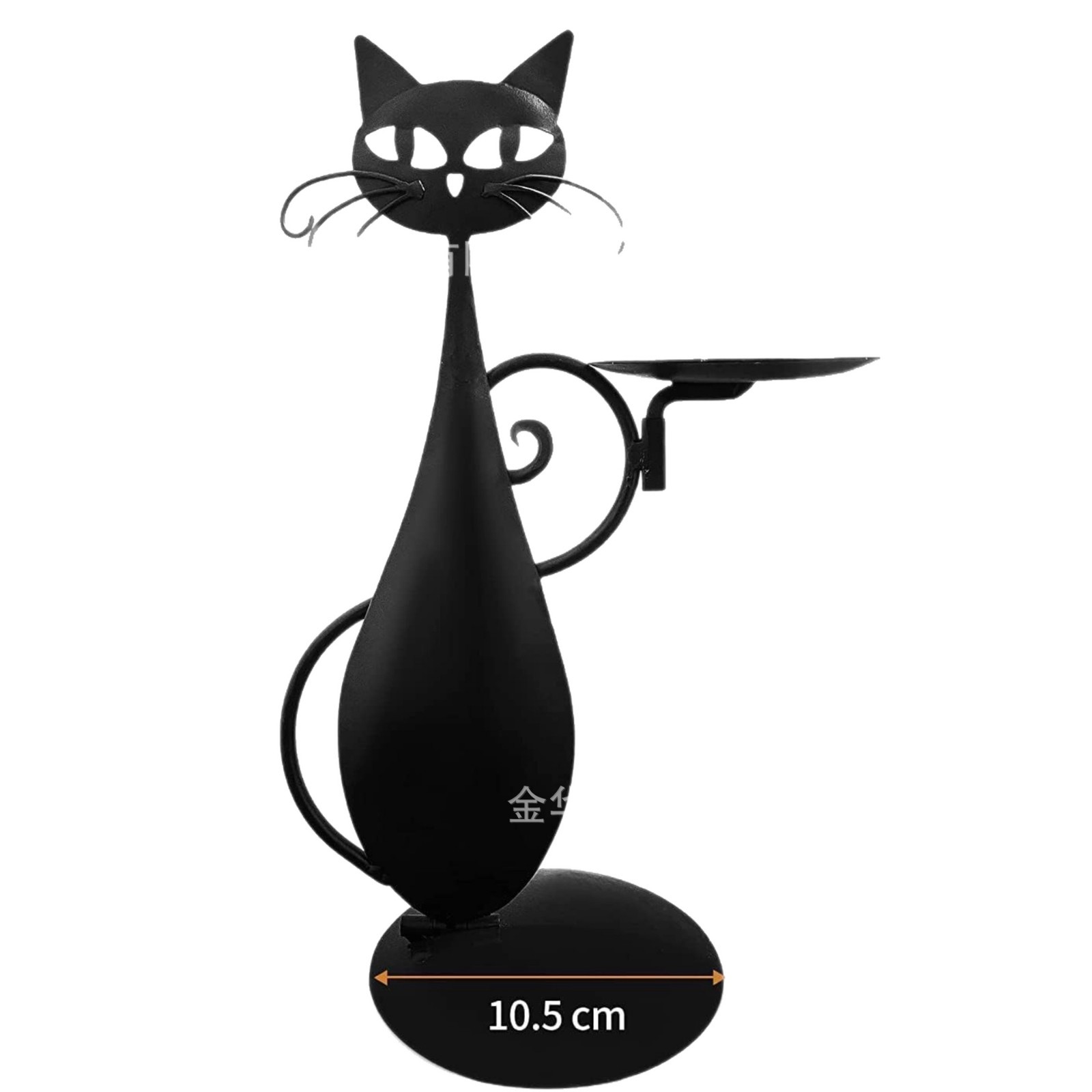 Decoração de Castiçal de Metal de Gato Preto Transfronteiriço Decoração de Metal de Casa de Fazenda Rústica Vintage Mesa de Jantar e Presente de Realocação 5