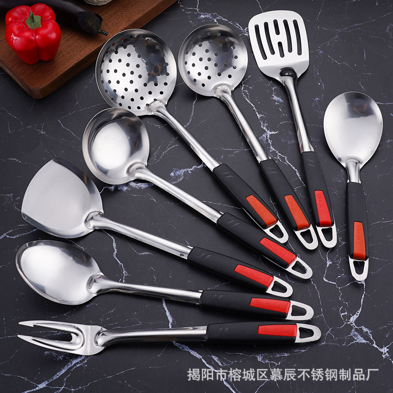 Stainless steel spatula soup spoon kitch...