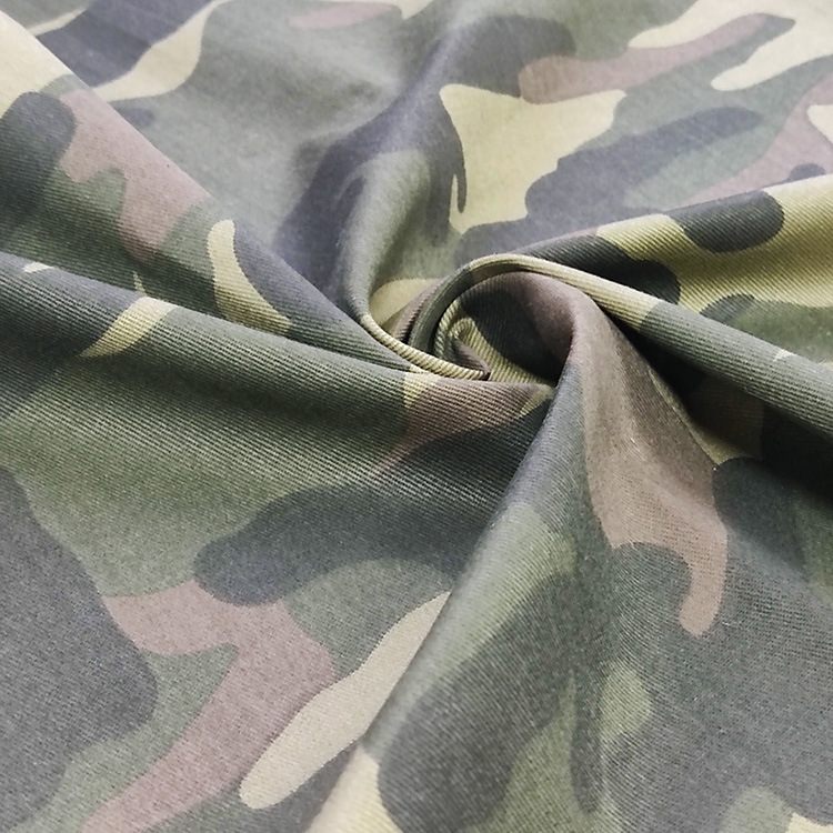 Fábrica de China al por mayor tela de camuflaje digital uniforme tela anti-desgarro