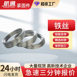 跨境厂家定制铁丝镀锌丝现货8 10 12 14 16 18号铁丝批发铁线镀锌