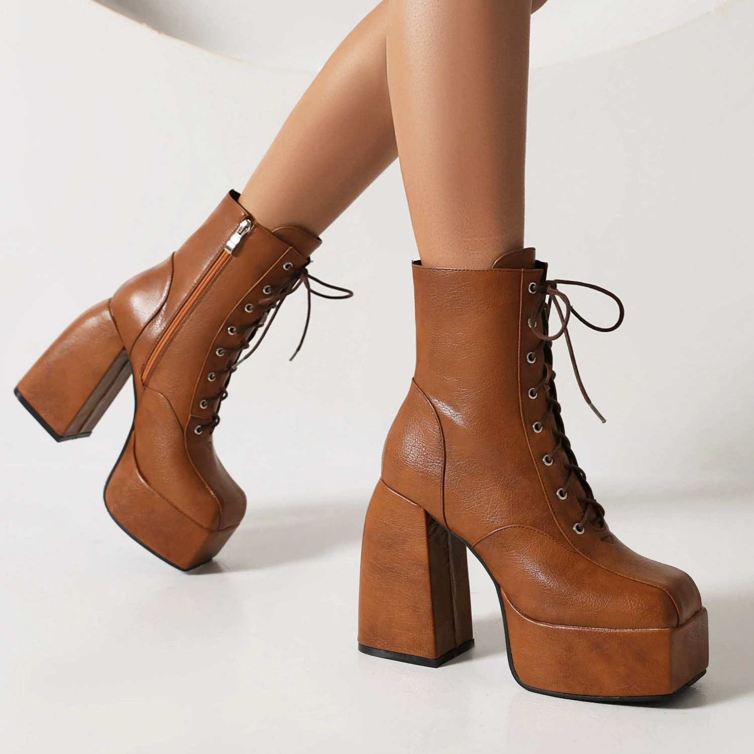 Martens, high low boots platform, European style, for import