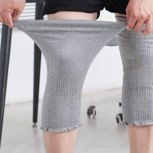 Summer Widened Knee Pads That Do Not Tighten the Legs 90kg Above People Constant Temperature High Elastic Knee Pads Warm Knee Pads Sports Protection