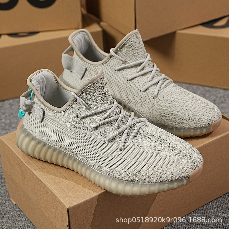 Zapatos de coco Baiyi 350 helado blanco puro blanco blanco pequeña margarita Putian hombres y mujeres zapatos deportivos casuales zapatos para correr