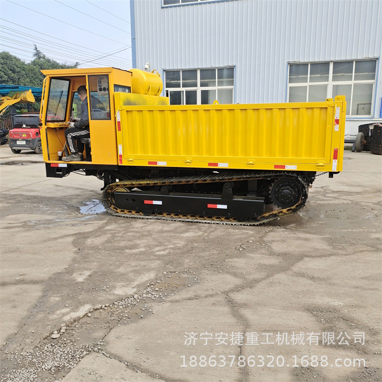 钢制履带运输车 车载式抽水泵爬山虎运输车 碎石路面履带运输车