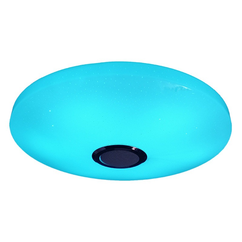 2023 Bluetooth música luz de techo inteligente RGB colorido control remoto APP Bluetooth luz de techo pequeño paquete transfronterizo