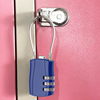 Soft wire rope password lock steel wire rope helmet lock steel cable password hanging lock