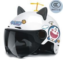 3C认证新款电动车头盔男女士夏季防晒透气半盔四季通用进口安全帽