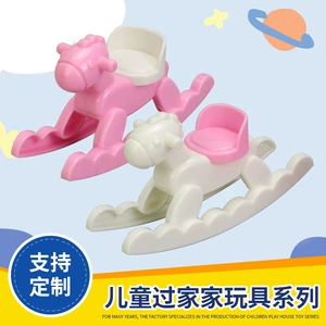 Мини-фигурка лошадки-качалки декор для песочницы