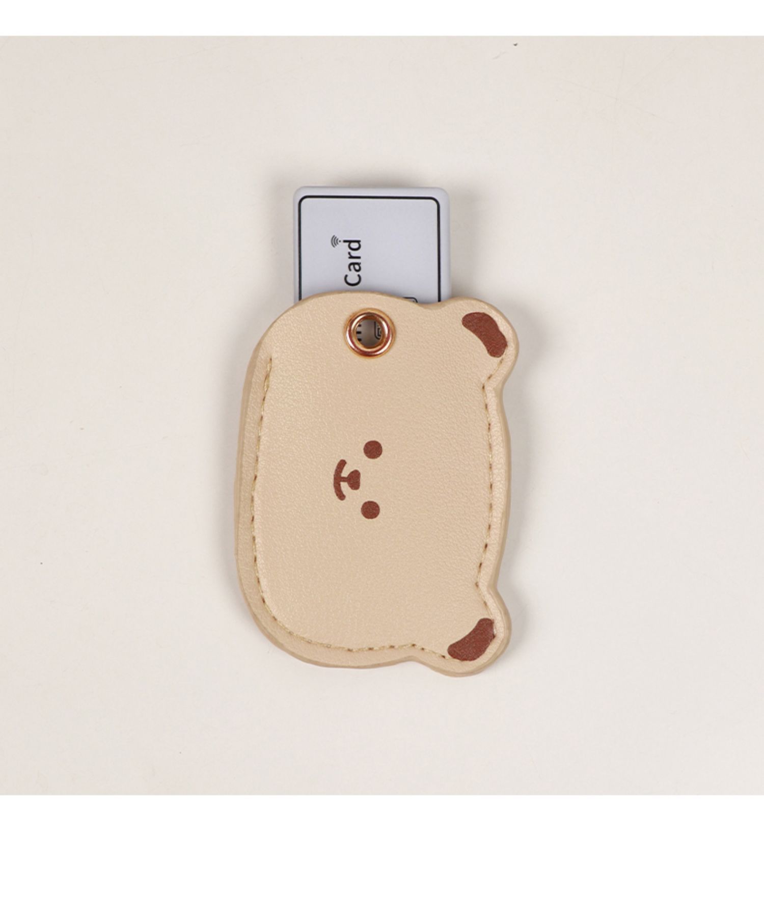 Suitable for Bear Electric Car Key Protective Cover Remote Control Nfc Elevator Access Card Battery Car Keychain Decoration