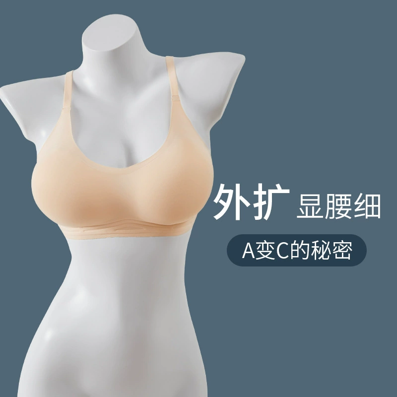 Comics, comfortable underwear, breathable wireless bra, push up bra, bra top, increased thickness