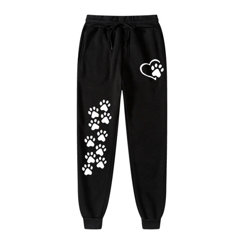 Wish European and American sanitary pants, women's autumn velvet leggings and lace casual pants to wear outside
