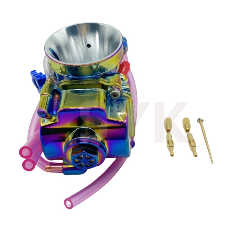 Cuchillo de puerta modificado carburador colorido PWK 24 26 28 30 32 34mm motocicleta de campo cruzado de arena image 6