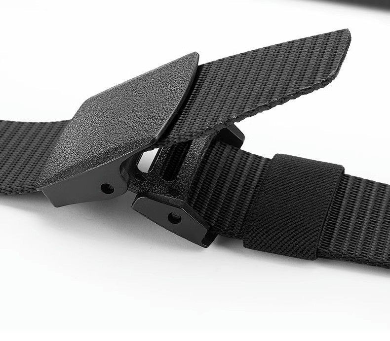 Men's Canvas Belt Student Military Training Sports Tactical Belt Outdoor Work Pants Versatile Thick Fabric Belt Cross-border Wholesale
