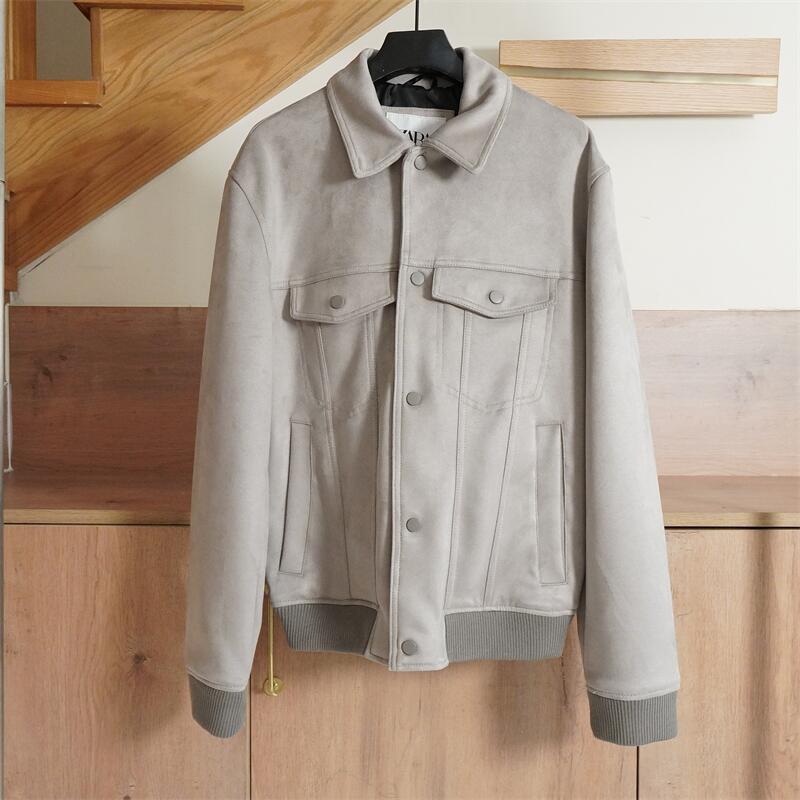 Retro velvet autumn jacket