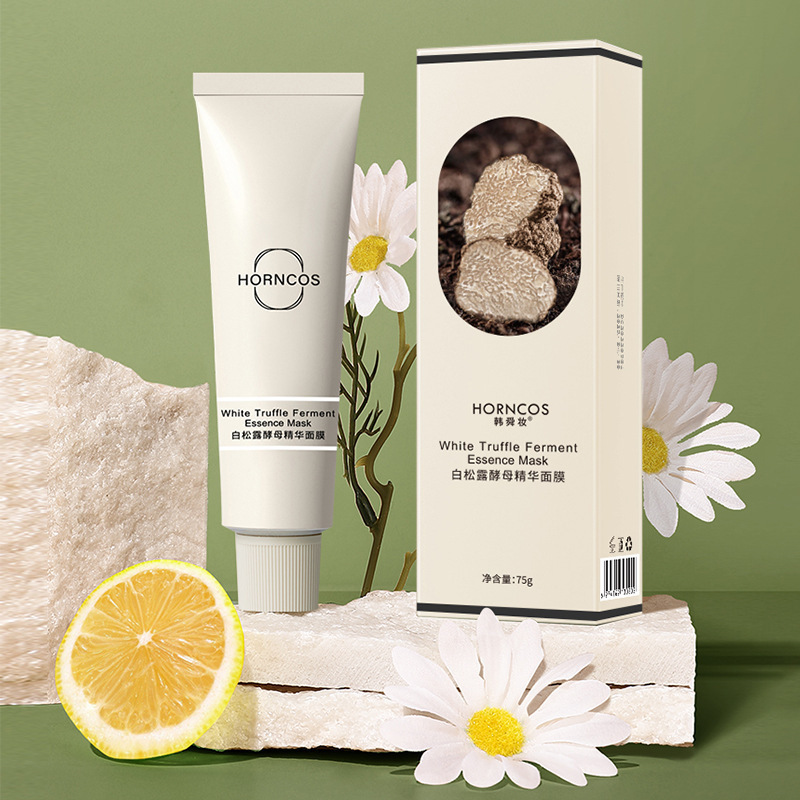 Han Shun Makeup White Truffle Smear Mask Yeast Essence Mud Mask Moisturizing Moisturizing Staying Up Late Cleaning Mud Mask