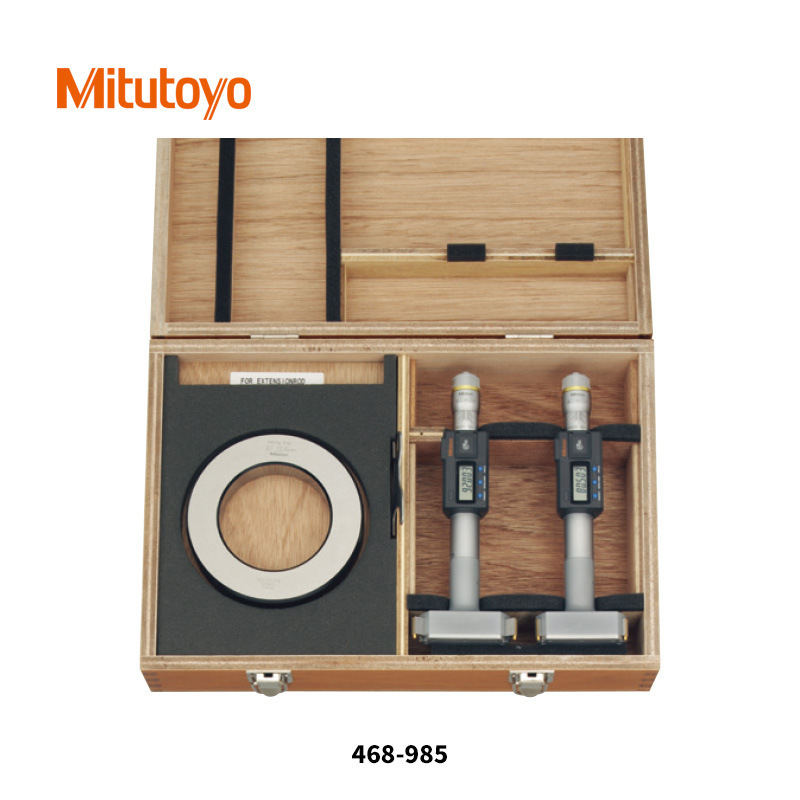 日本三丰孔径千分尺套装6-12 468-981电子数显三点式内径千分尺