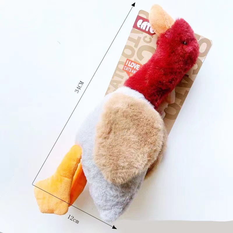 플러시 오리 레드 100g