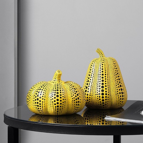 Cross-border Halloween decorative polka dot pumpkin stand creative animal wine cabinet entryway home desktop resin craft