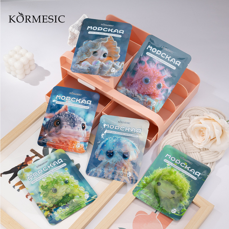 KORMESIC Deep sea plant and animal pearl facial mask hydrating…