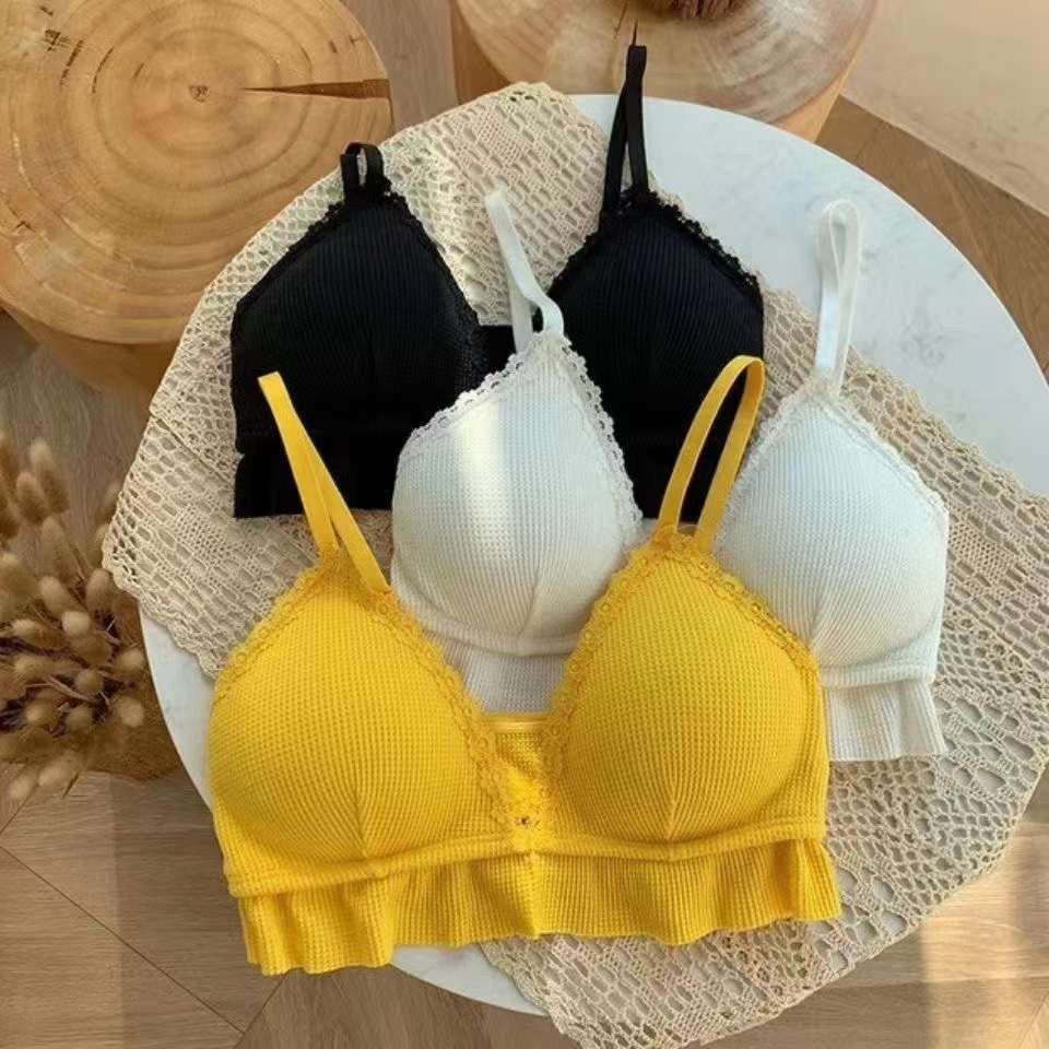 Nuevo cordón elástico de alta calidad belleza espalda chaleco las mujeres inalámbrico sexy sujetador ropa interior deportiva al por mayor