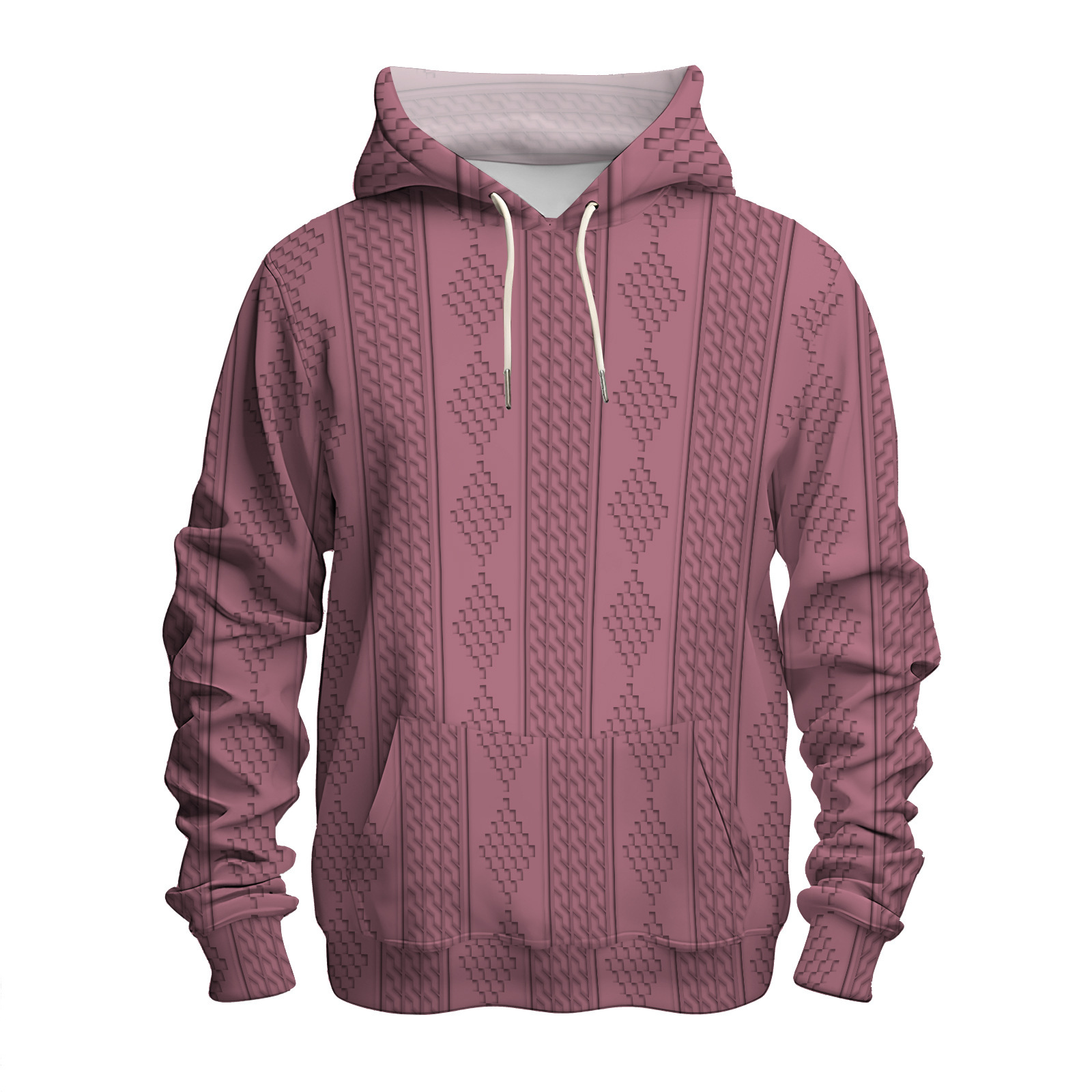 Suéter de color sólido de estilo minimal neutro, vitalidad juvenil, estilo universitario, suéter con capucha con cordón casual MC11