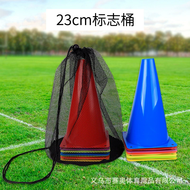 Оптовая 23 см футбольный Логотип Ствол 9 дюймов квадратный нижний Логотип Ствол футбол баскетбол тренировка препятствие конус мороженого