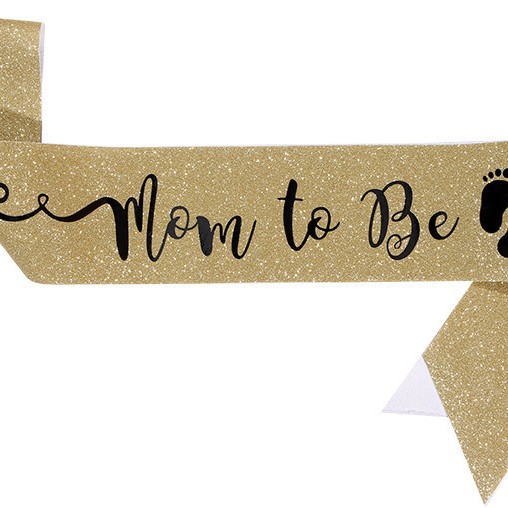 Cumpleaños en stock, banda de cumpleaños, correa de etiqueta, corona de oro rosa, correa de hombro