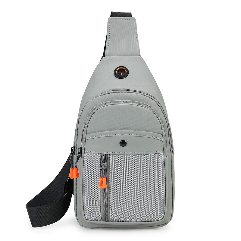 Nuevos productos transfronterizos Bolso de pecho fresco para hombres Bolso de hombro ligero para viajes al aire libre Bolso de hombro antisalpicaduras multifuncional