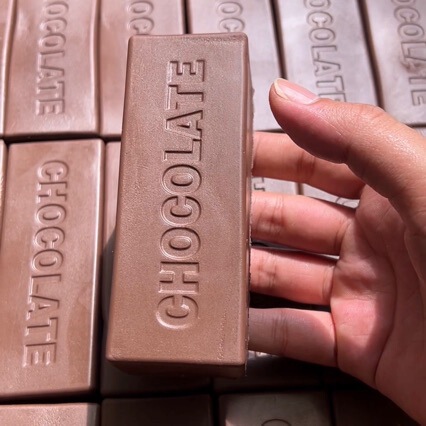 Super Soft Chocolate Bar High Rebound Slow Rebound Stress Relief Squeeze Toy Xiaohongshu Squishy