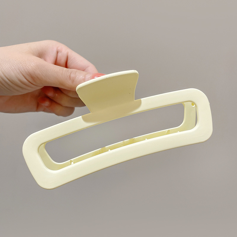 Clip de agarre, gran cantidad de cabello, horquilla esmerilada, horquilla simple, horquilla de tiburón, nuevo y exquisito tocado de alta gama, horquilla femenina