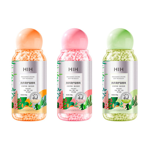 HIH laundry soft care fragrance beads long-lasting fragrance softener antistatic clothing color protection laundry fragrance beads wholesale