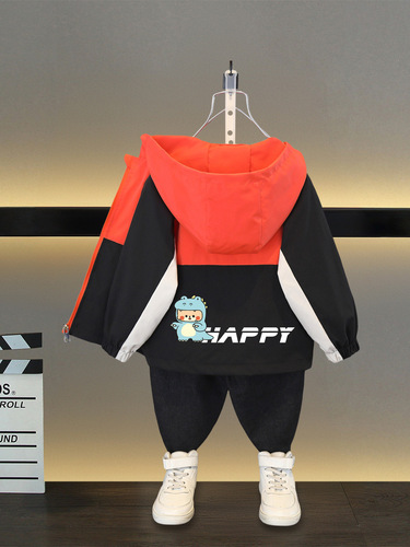 Boys 'spring coat, new boys' spring and autumn casual jacket, children's handsome jacket, trendy jacket