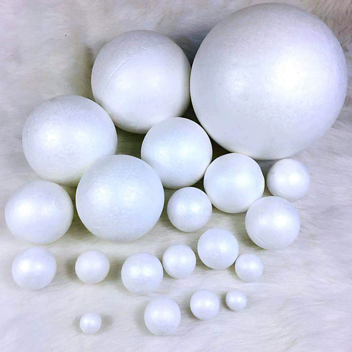 Planetary styrofoam ball for kindergarten from foam, DIY