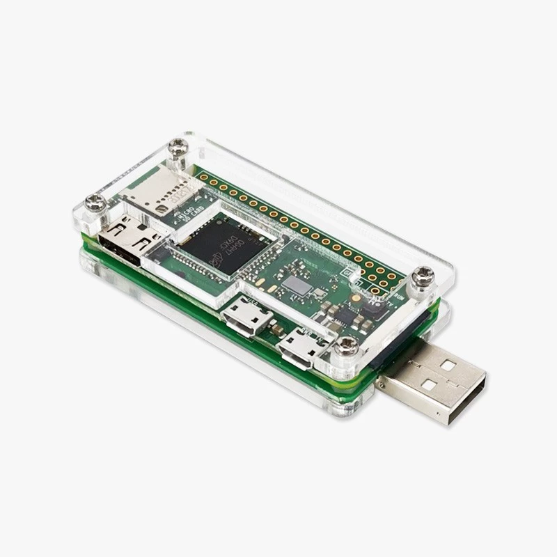 Подходит для Raspberry Pi ZERO/2W акриловый корпус USB расширительная плата USB Badusb конвертер