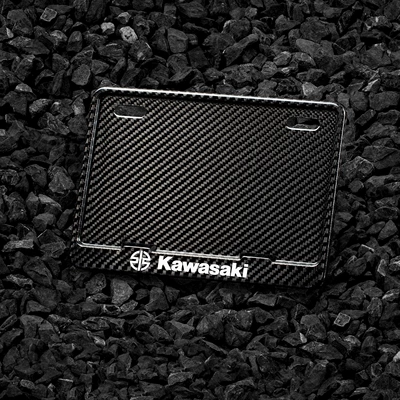 Nömrə qabı, and Honda - motorcycle-molded-dry-carbon-twill-with-kawasaki-white-industrial-logo