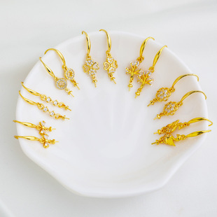 18K������ʯ�������h �����������ᘶ����� diy�ֹ�������ñ