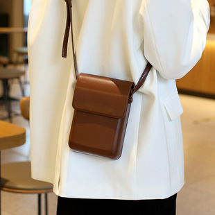 Fashionable universal shoulder bag, small bag, city style, Korean style