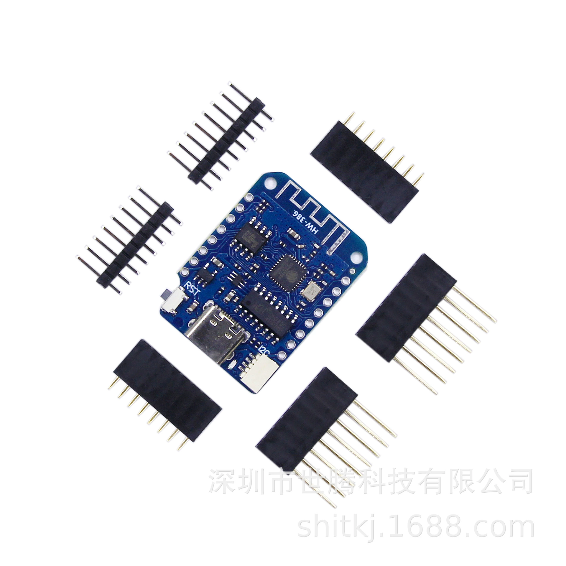 Модуль платы разработки LOLIN D1 Mini V4.0.0-ESP8266 4 МБ WIFI с контактным разъемом