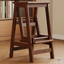 实木梯凳家用可折叠多功能两用楼梯凳子加厚人字步梯登高梯步梯凳