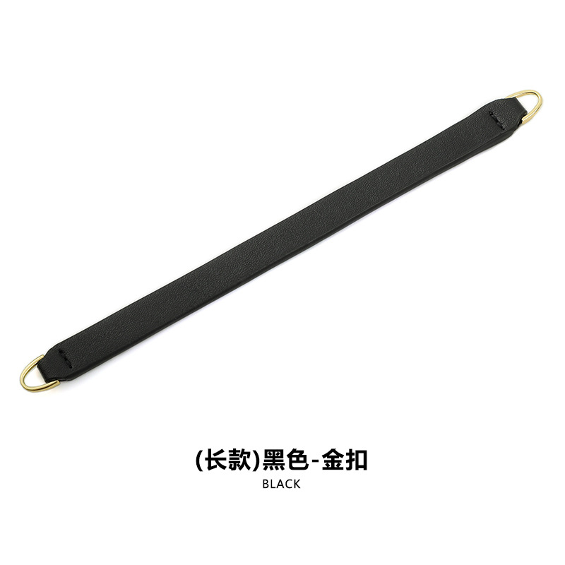 D-20 블랙 스몰 레더 1.1cm x 18.5cm 블랙 골드 버클