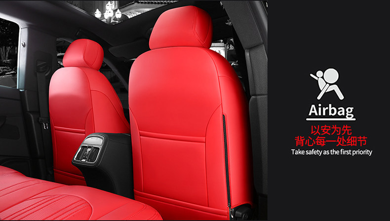 Changan cs75Plus/cs55/cs35 Eado x5 Nuoyumi Deep Blue All-Season Full-Coverage Genuine Leather Car Seat Covers