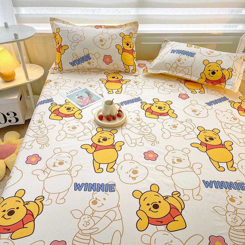 Protector de colchón ajustable con estampado cepillado, suave al tacto, antideslizante, para cama individual/doble, de Disney.